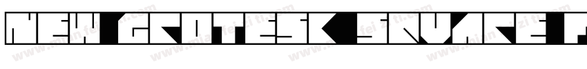 New Grotesk Square FOUR字体转换